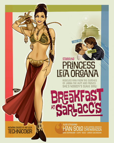 16x20 "Breakfast at Sarlacc's"