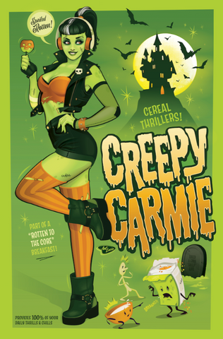 12x18 CerealThrillers! CREEPY CARMIE