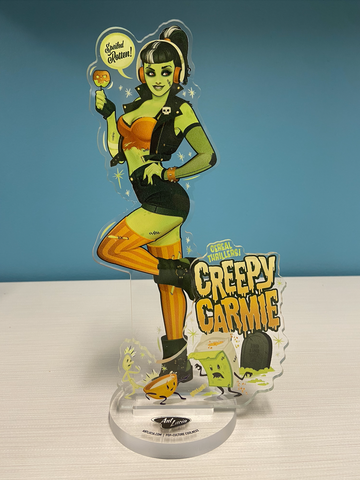 Acrylic Cereal Thrillers! Creepie Carmie Standee