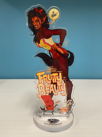 Acrylic Cereal Thrillers! Fruity Beauty Standee