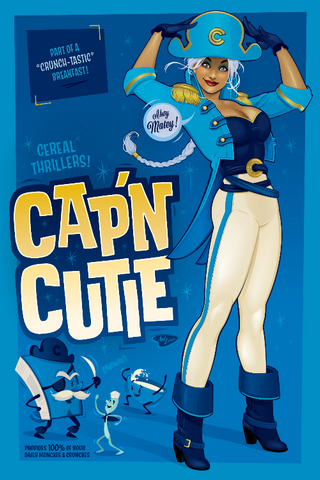 12x18 CerealThrillers! CAP'N CUTIE