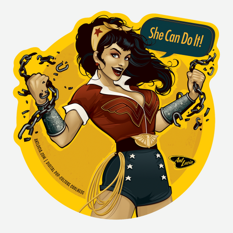Stickers: BombshellBeauties! "She Can Do it!"