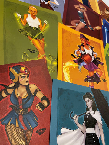 12 Pack - 5x7 Minicards Bombshells Series 2