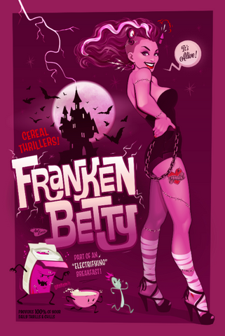 12x18 CerealThrillers! FRANKENBETTY