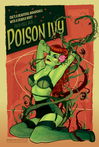 12x18 DC Bombshells Poison Ivy