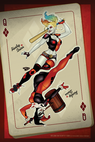 12x18 DC Bombshells Harley Quinn