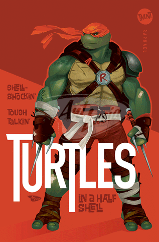 12x18 Collect 4 of 4 TMNT Raph "Turtles"