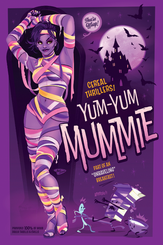 12x18 CerealThrillers! YUM-YUM MUMMIE