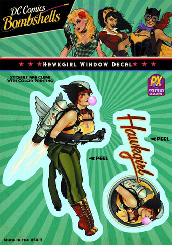 Stickers: The DC Bombshells - HawkGirl