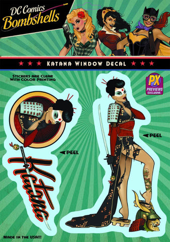 Stickers: The DC Bombshells -Katana