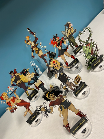 Acrylic DC Bombshells - ALL 9 Standees!