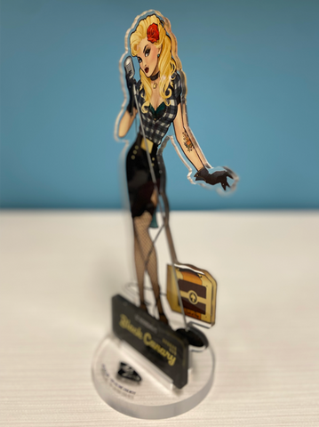 Acrylic DC Bombshells Black Canary Standee