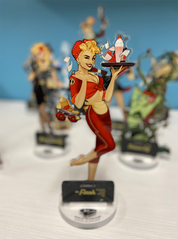 Acrylic DC Bombshells - ALL 9 Standees!