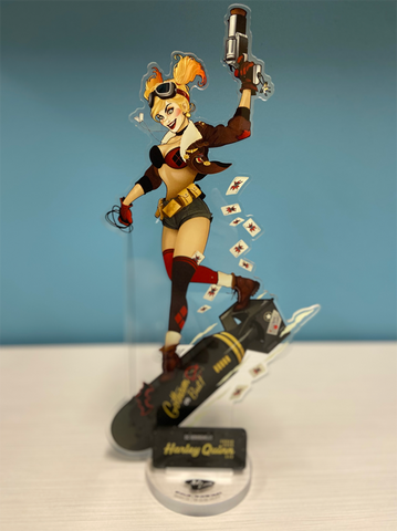 Acrylic DC Bombshells HarleyQuinn Standee