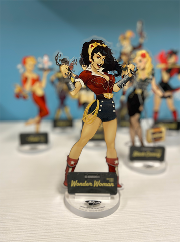 Acrylic DC Bombshells - ALL 9 Standees!