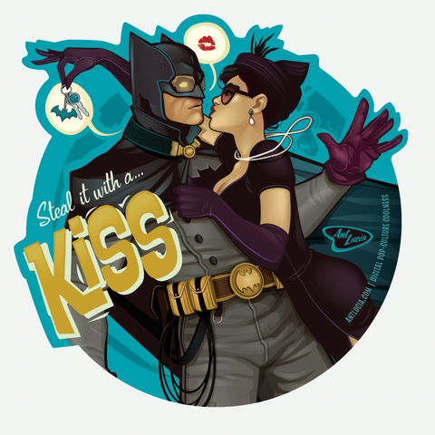 Stickers: BombshellBeauties! Cat Steal it with a Kiss!