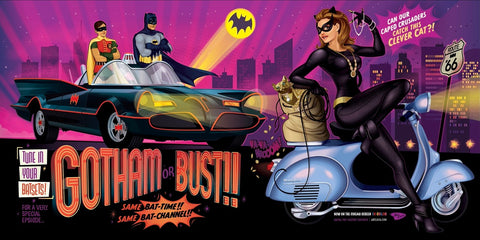 15x30 Acrylic Wall Art - Gotham or Bust!