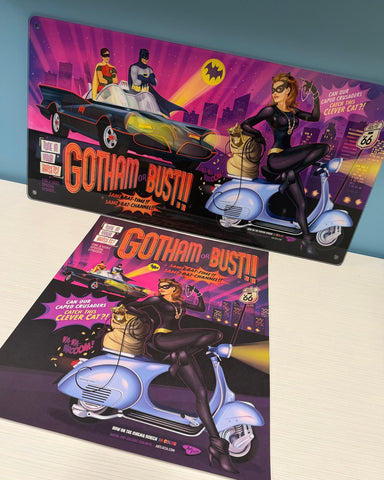 15x30 Acrylic Wall Art - Gotham or Bust!