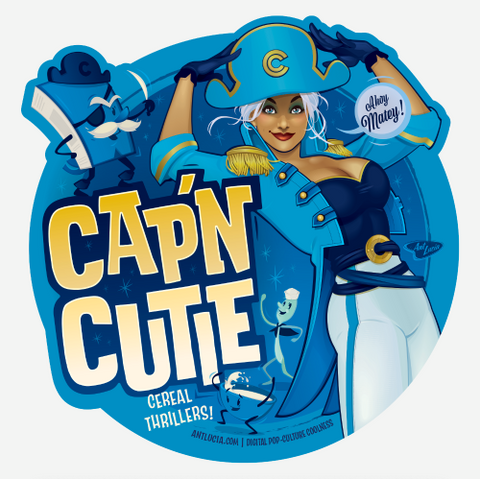 Stickers: CerealThrillers! Cap'nCutie