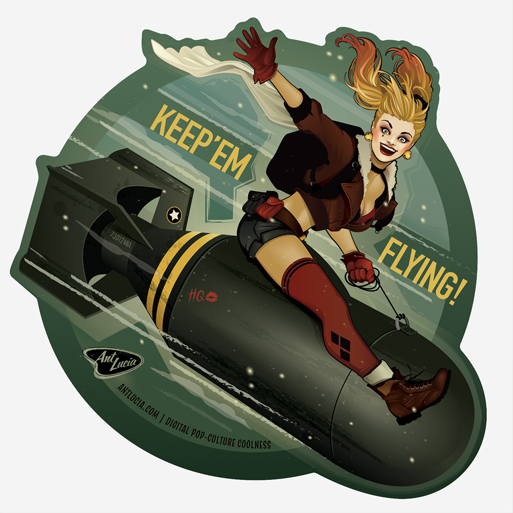 Fling Commet Sticker Stickers: BombshellBeauties!