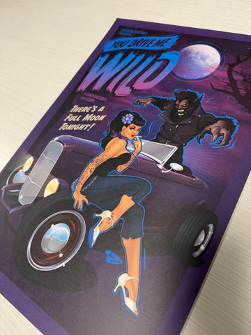 12x18 CreatureFeatures "You Drive Me Wild"