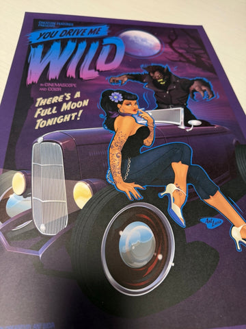 12x18 CreatureFeatures "You Drive Me Wild"