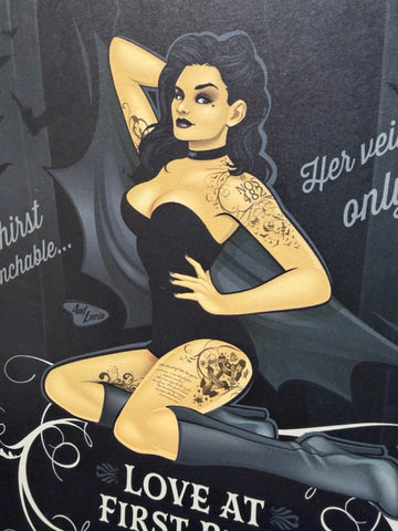 12x18 CreatureFeatures "Love at First Bite!"