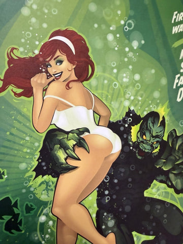 12x18 CreatureFeatures "Slippery When Wet"