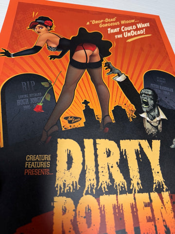 12x18 CreatureFeatures "DirtyRotten Scoundrel"