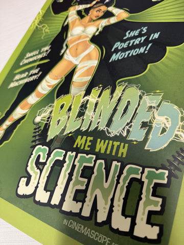 12x18 CreatureFeatures "Blinded With Science"