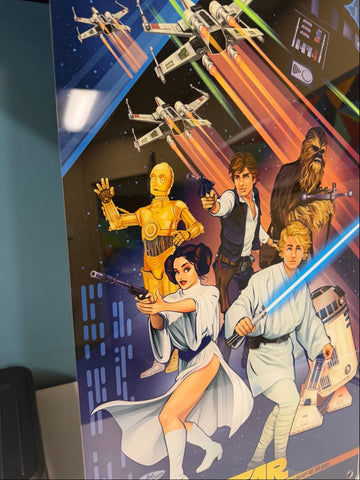 15x30 Acrylic Wall Art - EpisodeIV - A New Hope