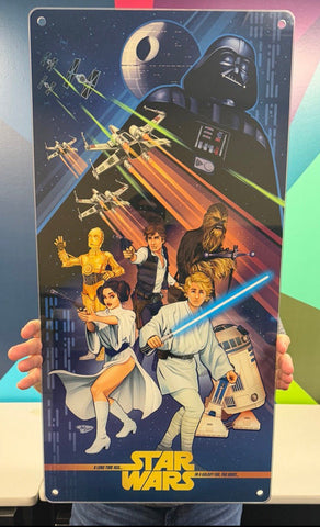 15x30 Acrylic Wall Art - EpisodeIV - A New Hope