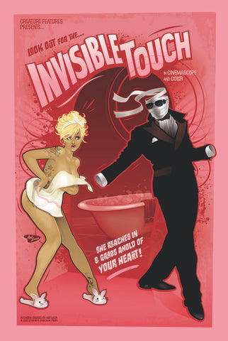 12x18 CreatureFeatures "Invisible Touch"