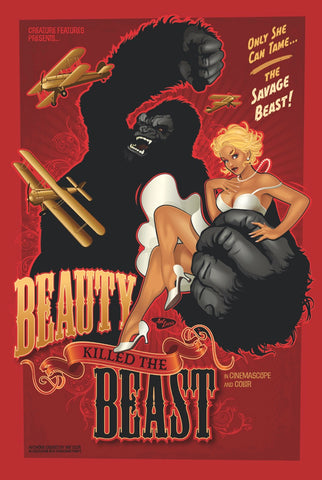 12x18 CreatureFeatures "Beauty Killed theBeast"