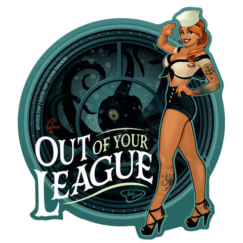 Stickers: CreatureFeatures! - "Out of Your League"