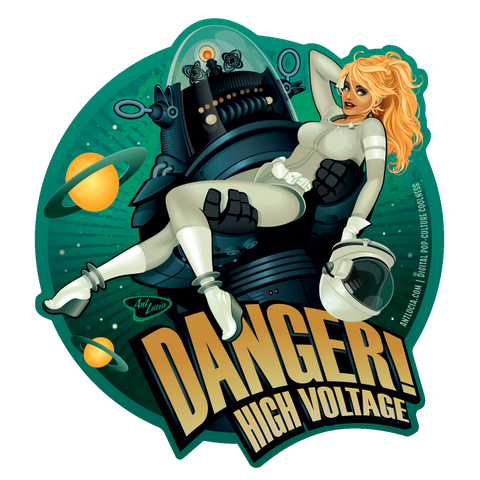 Stickers: CreatureFeatures! - "Danger! High Voltage"