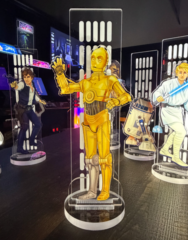 Acrylic Space Rebels! GoldenRod Standee