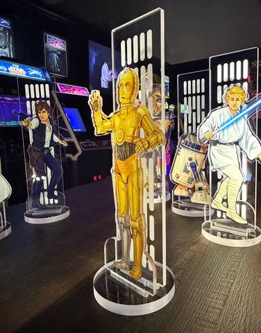 Acrylic Space Rebels! GoldenRod Standee