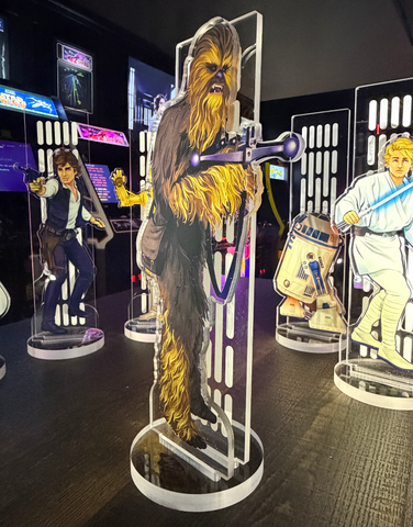 Acrylic Space Rebels! Wookie Standee