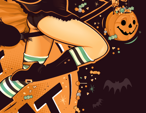 12x18 Halloween! "Trick'r Treat!"