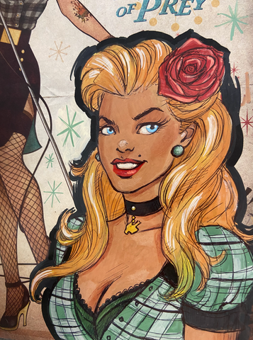 Black Canary Original Sketch Cover