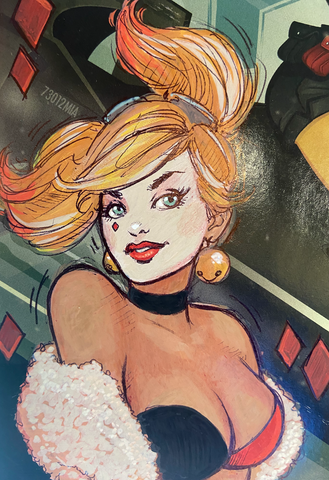 Harley Quinn Original Sketch Cover