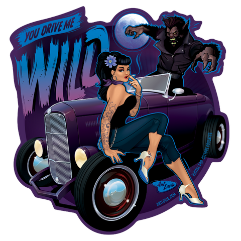 Stickers: CreatureFeatures! - "You Drive Me Wild"