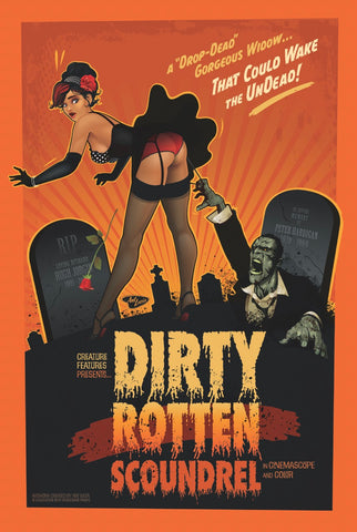 12x18 CreatureFeatures "DirtyRotten Scoundrel"