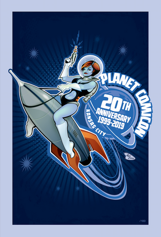 Planet Comicon 20th Anniversary Exclusive 12x18