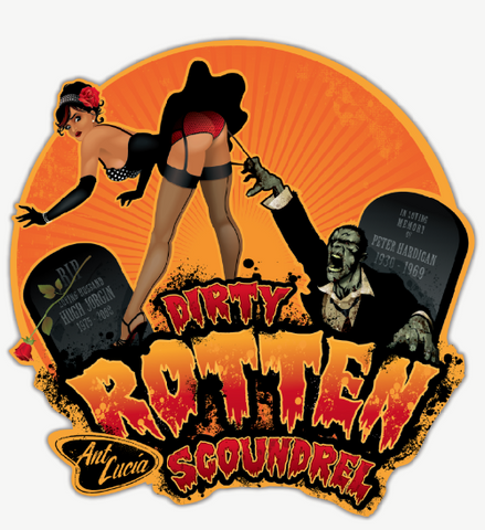 Stickers: SpookshowPinups - Dirty Rotten Scoundrel